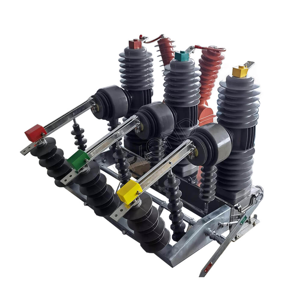 24kv υπαίθρια υψηλής τάσης έξυπνος τριπλός πόλος τοποθετημένος σε κενό διακόπτη auto recloser